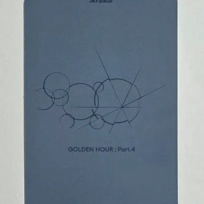 [BUNJANG] ATEEZ Wooyoung Golden Hour Part.4 YES24 POB Photocard / ATEEZ 골든아워 Part.4 예스24 특전 포카 우영