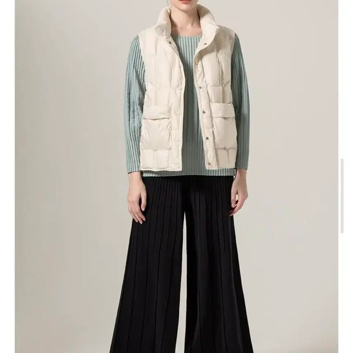 [BUNJANG] Yoichi Round Quilted Padded Blouse / 요이츠)라운드 퀼팅 누빔 패딩 블라우스F