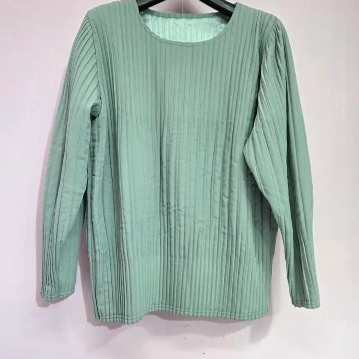 [BUNJANG] Yoichi Round Quilted Padded Blouse / 요이츠)라운드 퀼팅 누빔 패딩 블라우스F