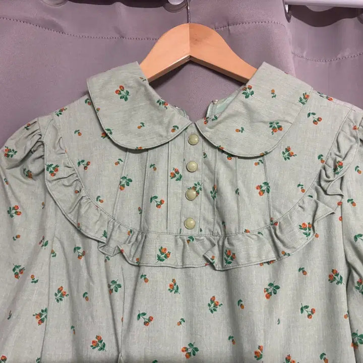 [SOLD OUT] 플라워 패턴 롱 원피스