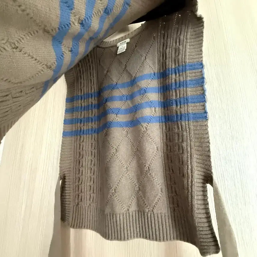 [BUNJANG] System Knit Vest / 시스템 케이블 베스트