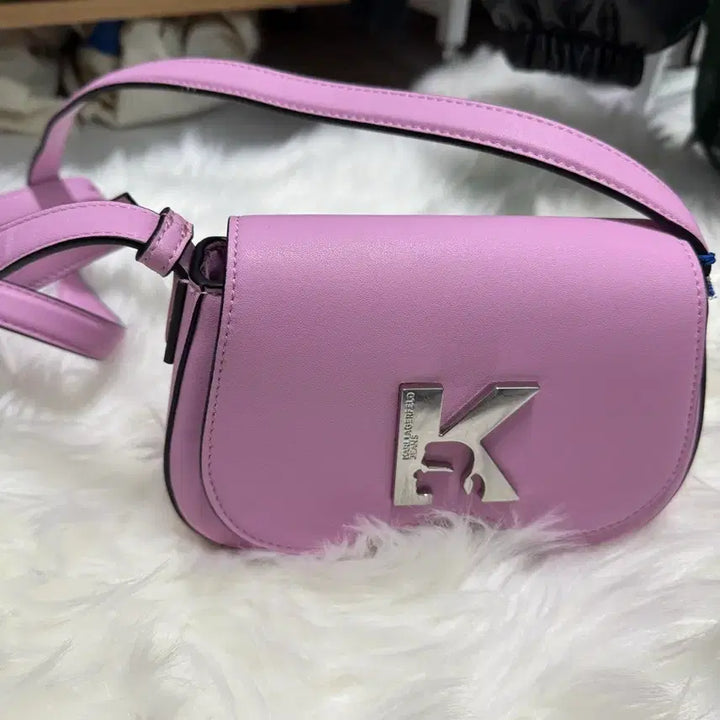 [BUNJANG] Karl Lagerfeld MOONLITE MAUVE Mini Crossbody Bag / [새 제품] 칼라거펠트 MOONLITE MAUVE 여성 미니 크로스백