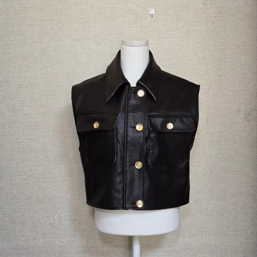 [BUNJANG] Blue ID Leather Vest / 제평)24년 블루아이디 가죽 베스트F