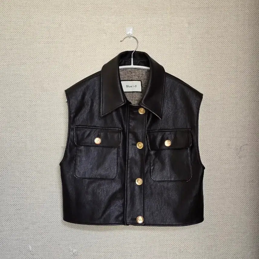 [BUNJANG] Blue ID Leather Vest / 제평)24년 블루아이디 가죽 베스트F