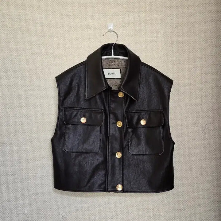 [BUNJANG] Blue ID Leather Vest / 제평)24년 블루아이디 가죽 베스트F