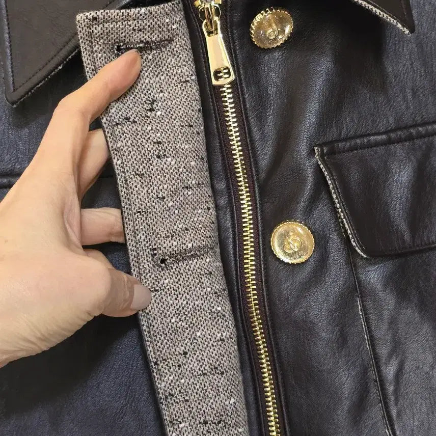 [BUNJANG] Blue ID Leather Vest / 제평)24년 블루아이디 가죽 베스트F