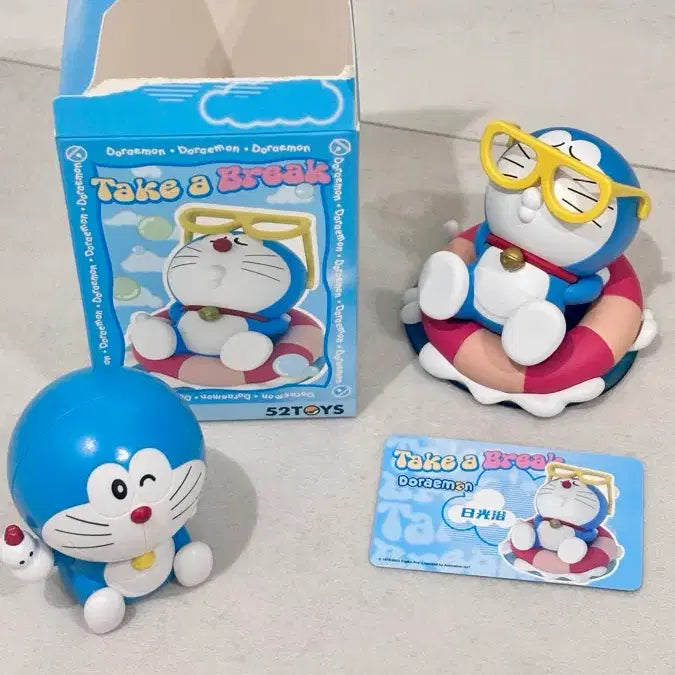 [BUNJANG] Doraemon Resting Time Sunbathing &amp; Kyapukyara Winter Bundle Set / (일괄) 도라에몽 휴식시간 일광욕&amp; 캬푸캬라 겨울