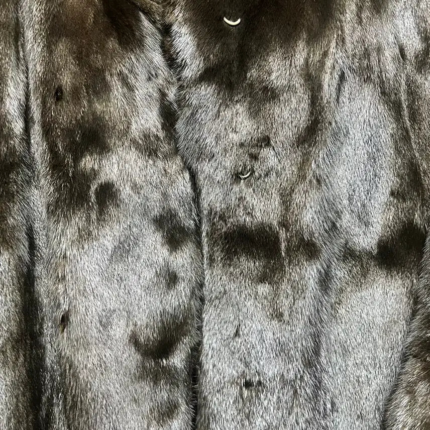 [BUNJANG] Malubel Sydney Mink Coat Black 55 / Malubel Sydney 밍크 코트 블랙 55