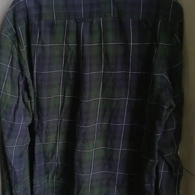 [BUNJANG] Beanpole Check Shirt 105 / 빈폴 체크 셔츠 105 사이즈  탭헤짐으로저렴 사용감