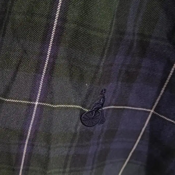 [BUNJANG] Beanpole Check Shirt 105 / 빈폴 체크 셔츠 105 사이즈  탭헤짐으로저렴 사용감