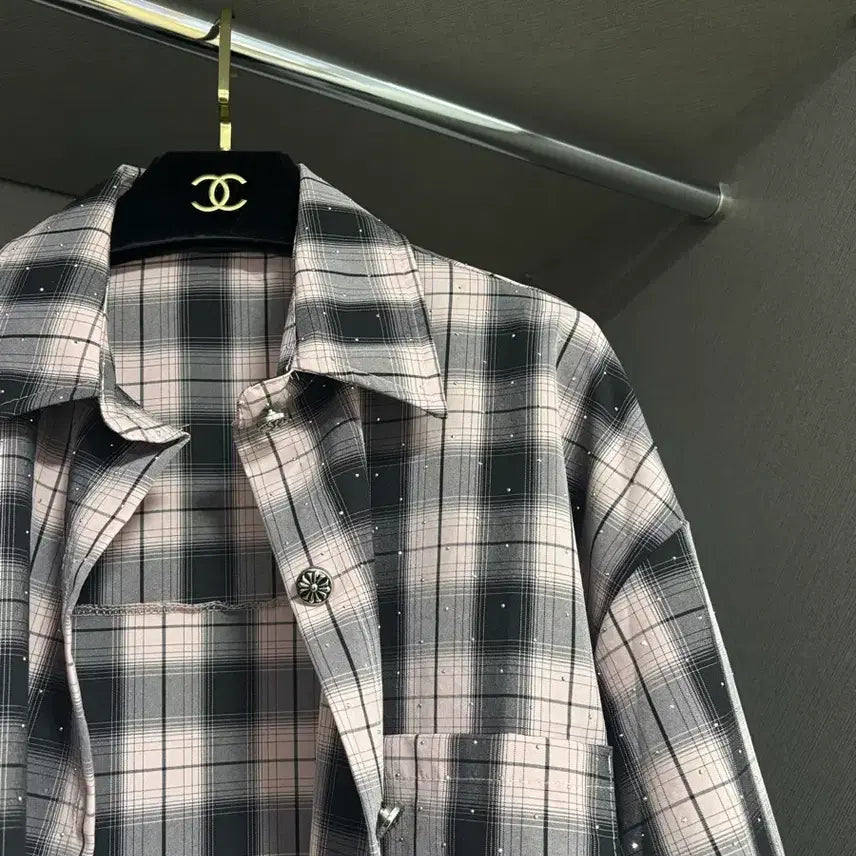 [BUNJANG] Cubic Long Shirt / 큐빅 롱 셔츠