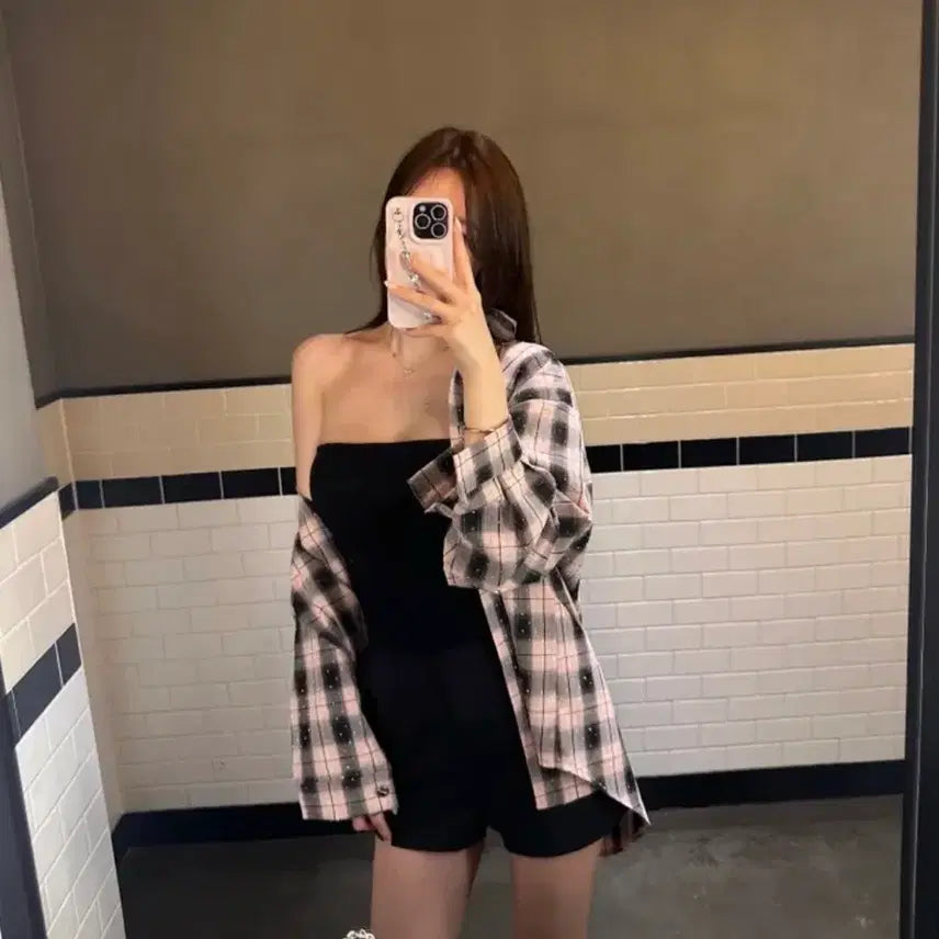 [BUNJANG] Cubic Long Shirt / 큐빅 롱 셔츠