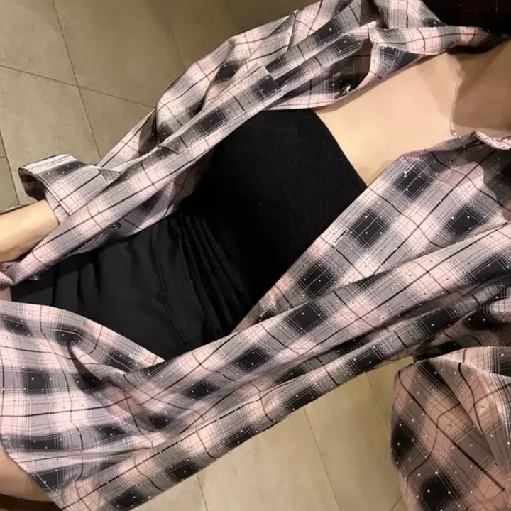 [BUNJANG] Cubic Long Shirt / 큐빅 롱 셔츠