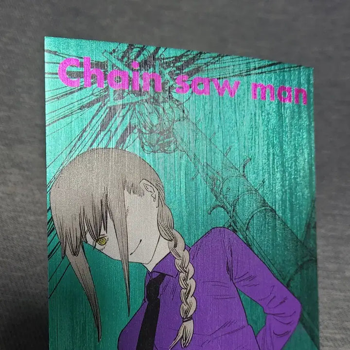 [BUNJANG] Chainsaw Man Makima Metal Postcard / 체인소맨 키라키라 메탈엽서 - 마키마