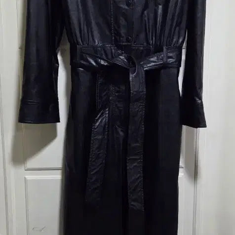 [BUNJANG] Lucky Chouette Leather Jumpsuit / 럭키슈에뜨 레더 점퍼수트