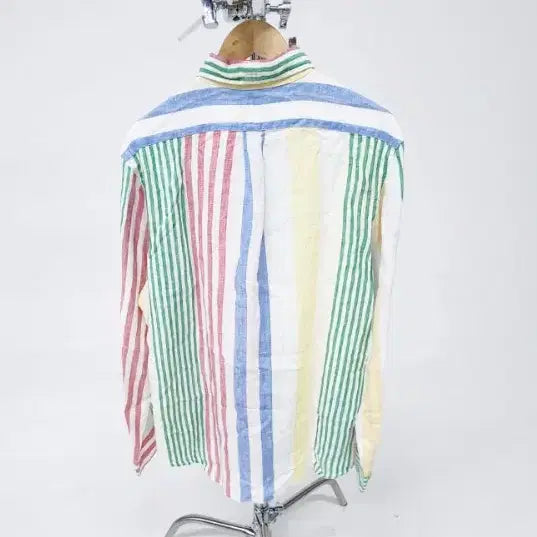 [BUNJANG] Polo Ralph Lauren Striped Linen Shirt / 폴로 랄프로렌 스트라이프 린넨 셔츠