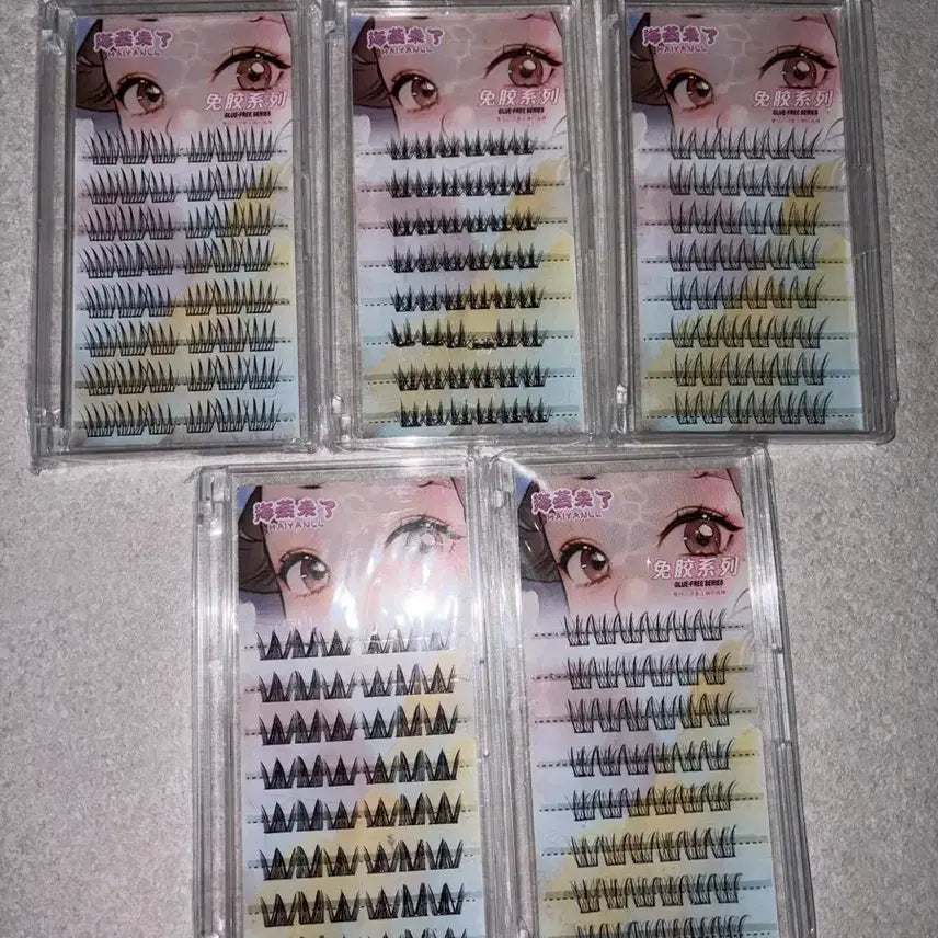 [BUNJANG] Temu No Glue Eyelashes Bundle Set / (미개봉) 테무 노글루 속눈썹 일괄
