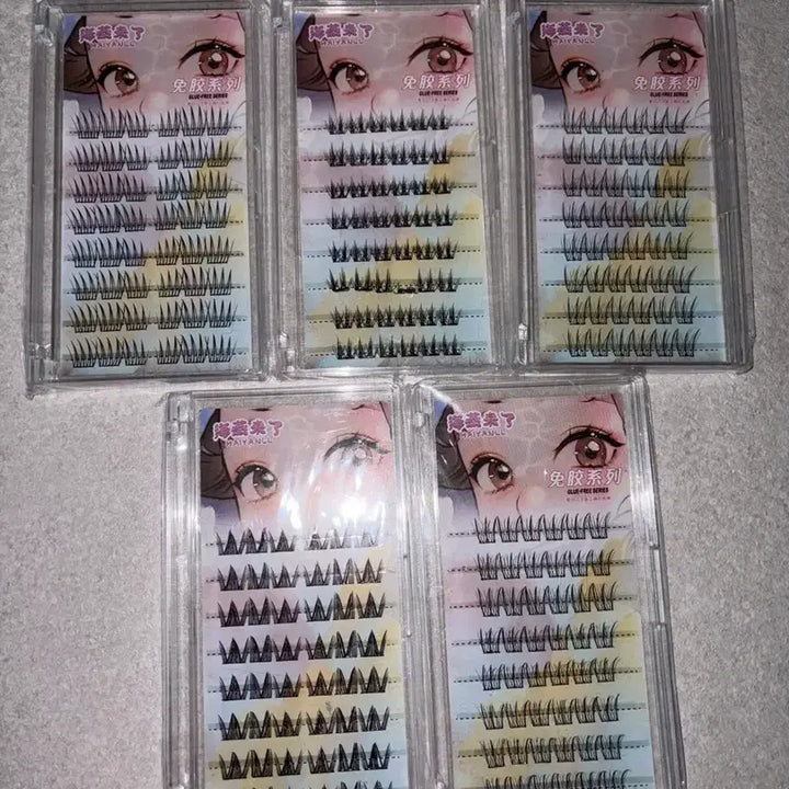 [BUNJANG] Temu No Glue Eyelashes Bundle Set / (미개봉) 테무 노글루 속눈썹 일괄