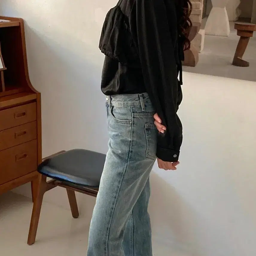 [BUNJANG] Satin Bustier Set High Neck Blouse / 뷔스티에 세트 하이넥 블라우스 / 새틴 샤틴 공단 고급 고퀄리티 레이어드