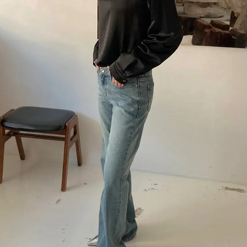 [BUNJANG] Satin Bustier Set High Neck Blouse / 뷔스티에 세트 하이넥 블라우스 / 새틴 샤틴 공단 고급 고퀄리티 레이어드