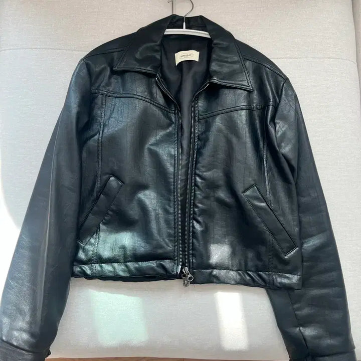 [BUNJANG] Black Leather Jacket / 레더자켓