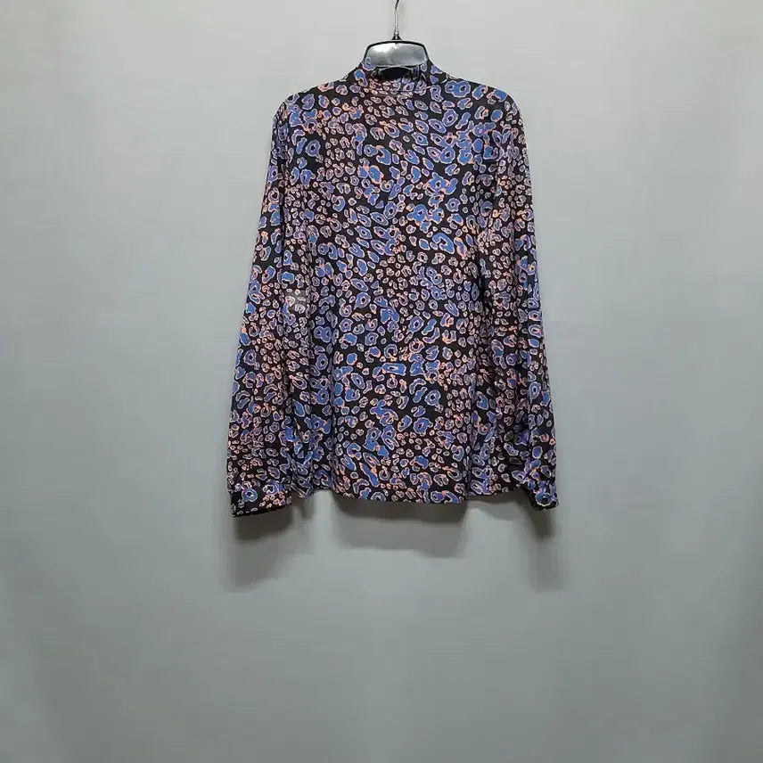 [BUNJANG] Leopard Pattern Ribbon Blouse / 레오파드 패턴 리본 블라우스