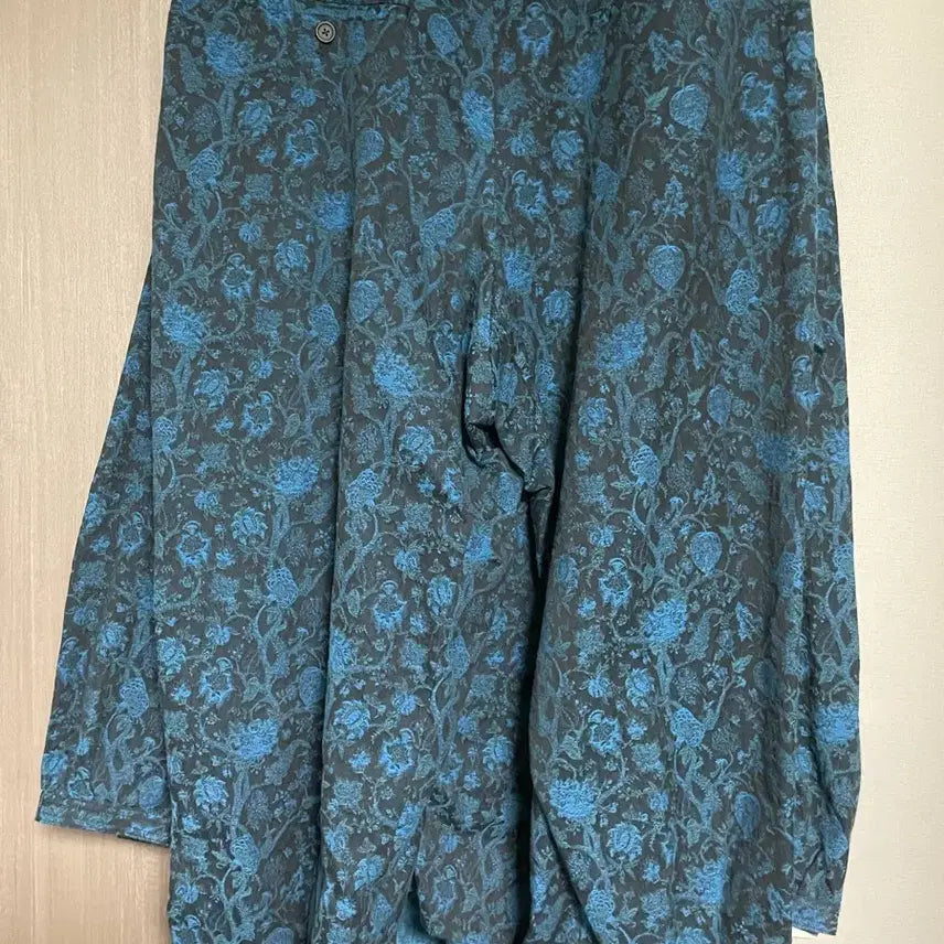 [BUNJANG] Yohji Yamamoto SYTE Blue Flower Pattern Set-up / 요지야마모토 SYTE 블루 플라워패턴 셋업