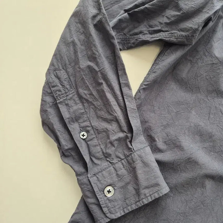 [BUNJANG] Deldio Comfort Shirt Graphite / 아틀리에 델디오 캐치 워셔 컴포트 셔츠