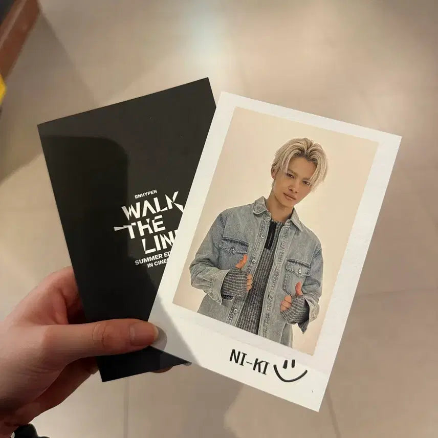 [BUNJANG] ENHYPEN Niki CGV Special Postcard / ENHYPEN 엔하이픈 니키 웤더라인 cgv 특전 엽서