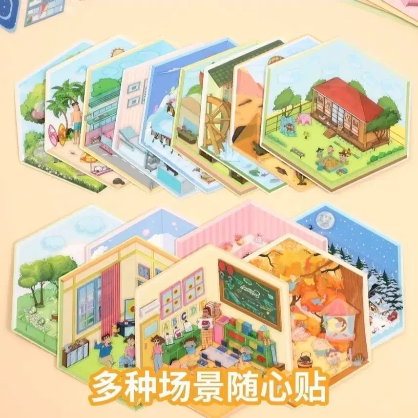 [BUNJANG] Crayon Shin-chan 3D Interior Sticker / 짱구 3D 인테리어 스티커