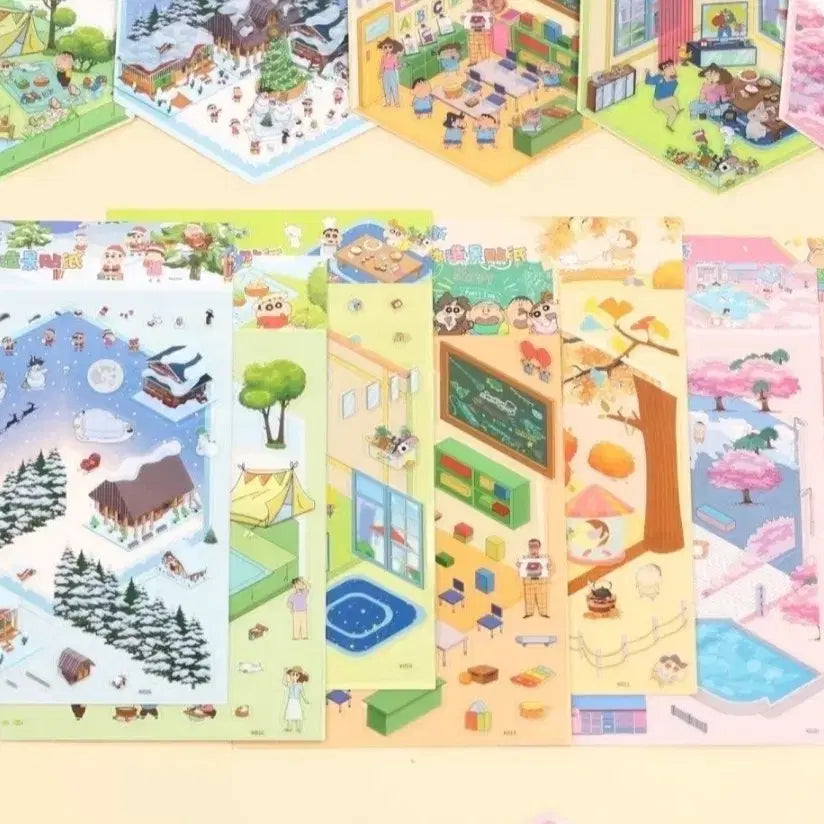 [BUNJANG] Crayon Shin-chan 3D Interior Sticker / 짱구 3D 인테리어 스티커