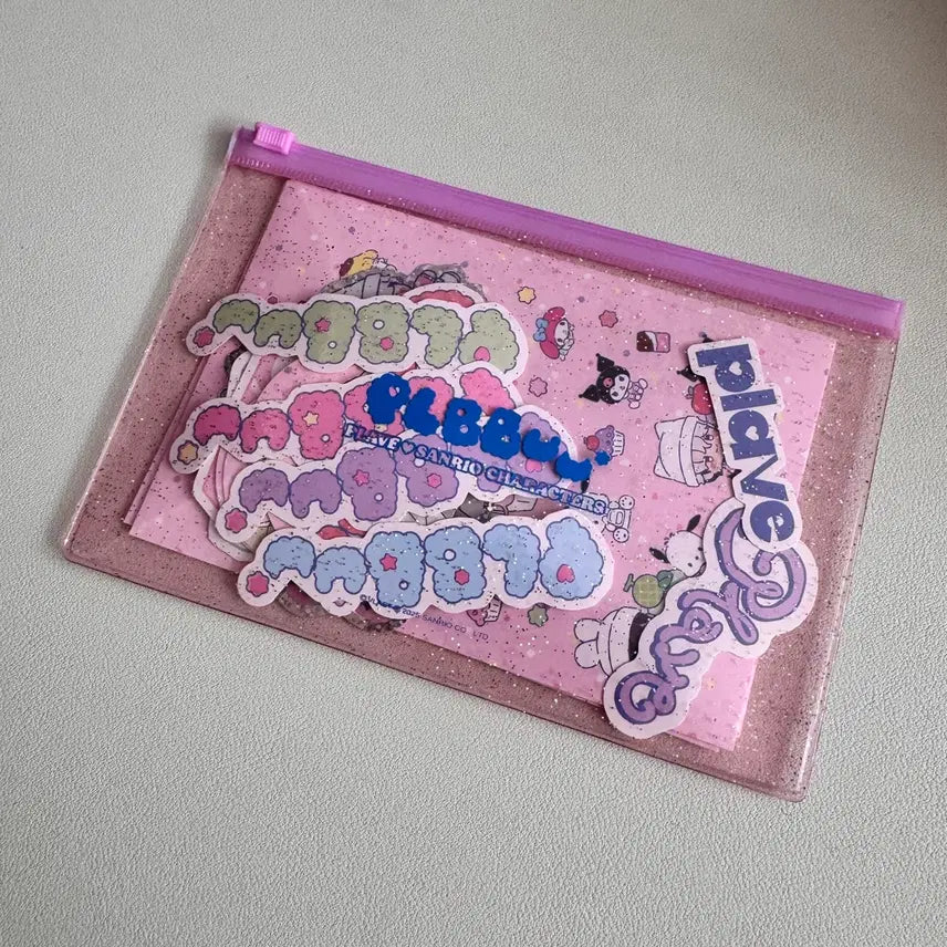 [BUNJANG] PLAVE KAKURENBO Signed CD + Sticker Pack / 플레이브 카쿠렌보 싸인 CD 앨범+뿌 스티커팩, 므메미무 키링, 러기지택