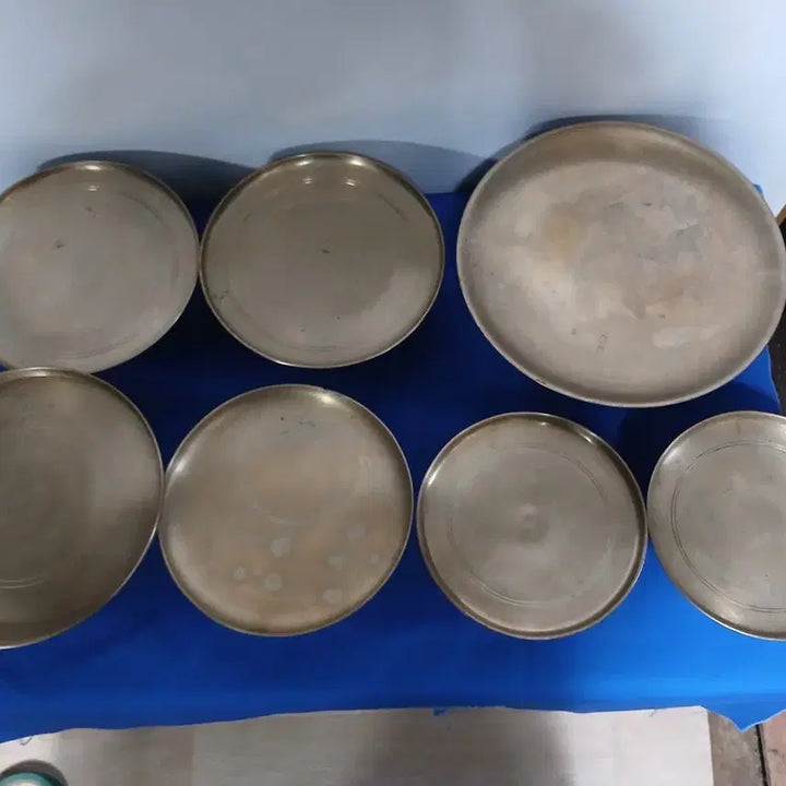 [BUNJANG] Antique Brass Vessels Set / 유기 편대