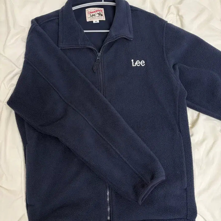 [BUNJANG] Lee Fleece Zip-up Navy Jacket / 리 플리스 집업 네이비