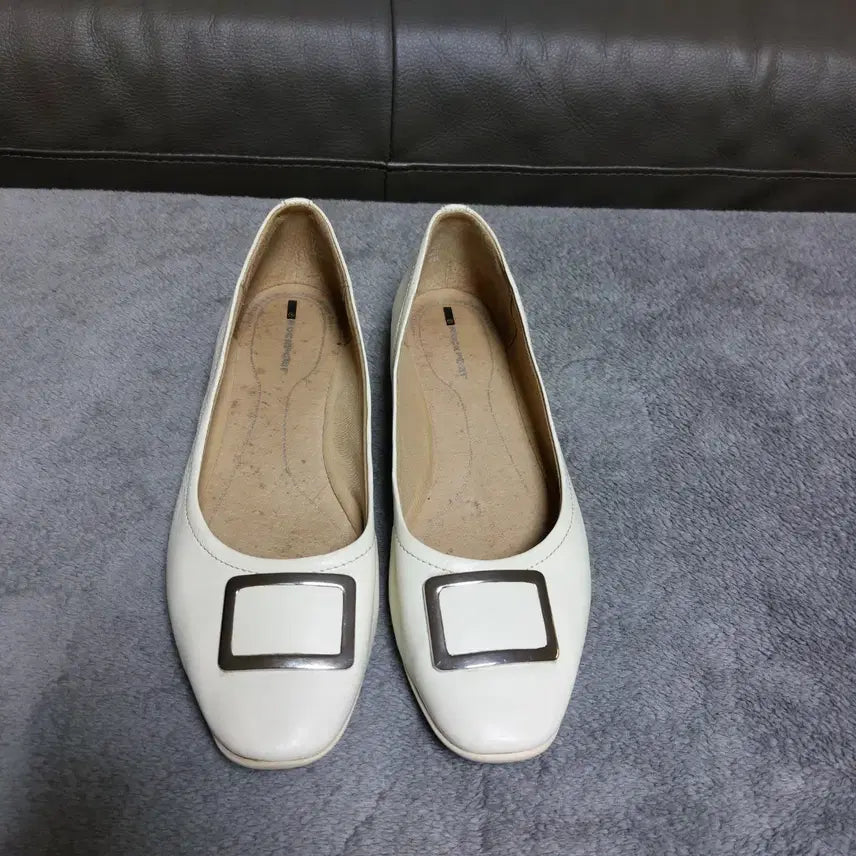 [BUNJANG] Rockport White Flat Shoes / (240)락포트 흰색 플랫슈즈