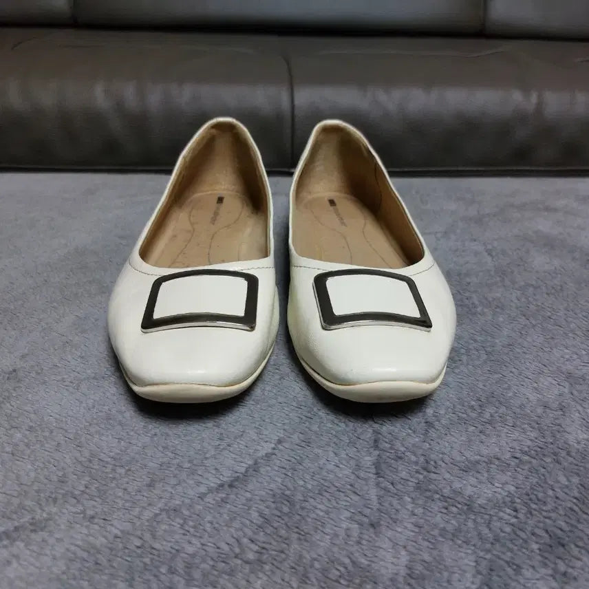 [BUNJANG] Rockport White Flat Shoes / (240)락포트 흰색 플랫슈즈