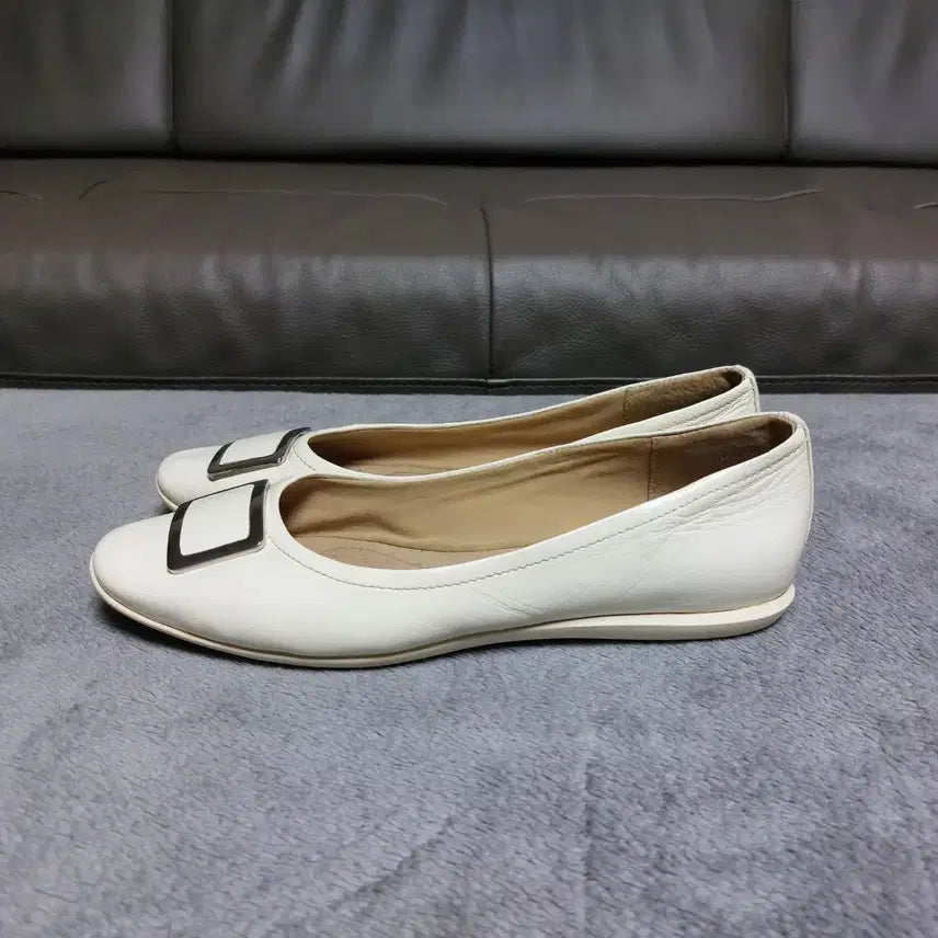 [BUNJANG] Rockport White Flat Shoes / (240)락포트 흰색 플랫슈즈