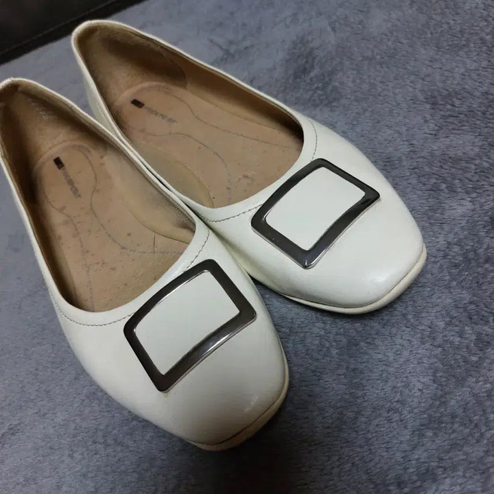 [BUNJANG] Rockport White Flat Shoes / (240)락포트 흰색 플랫슈즈