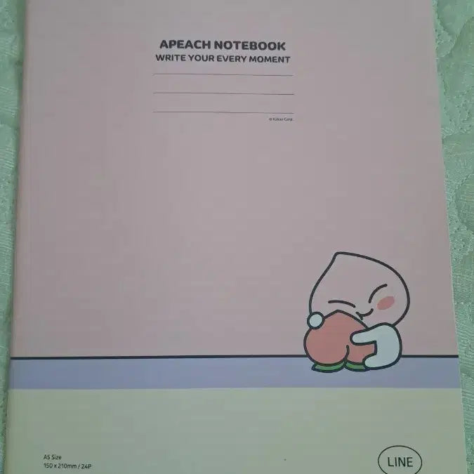 [BUNJANG] Peach Character A5 Notebook / 피치 노트