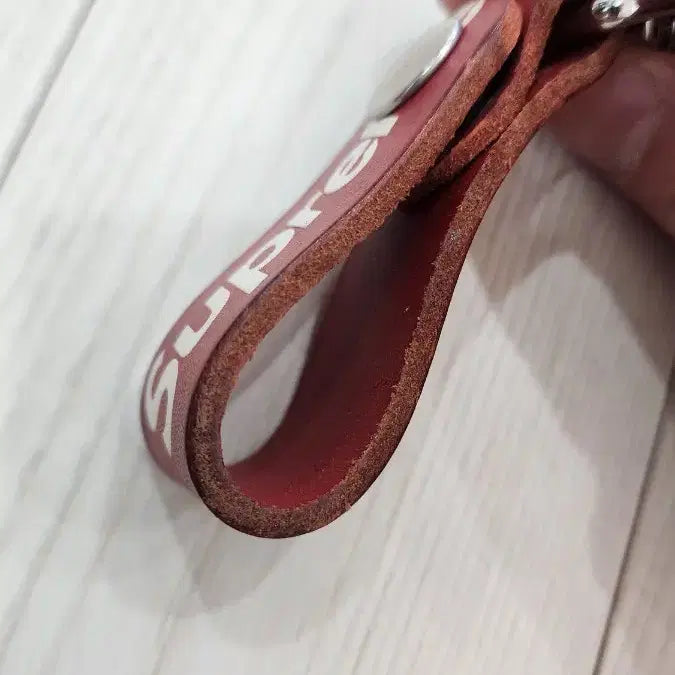 [BUNJANG] Supreme Leather Cowhide Keyring / 21ss 슈프림 레더 소가죽 키링