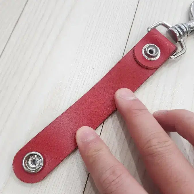 [BUNJANG] Supreme Leather Cowhide Keyring / 21ss 슈프림 레더 소가죽 키링