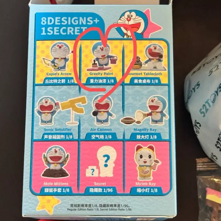 [BUNJANG] 52TOYS Doraemon Secret Gadget Figure / 52TOYS 도라에몽 시크릿 가젯 (비밀도구) 피규어