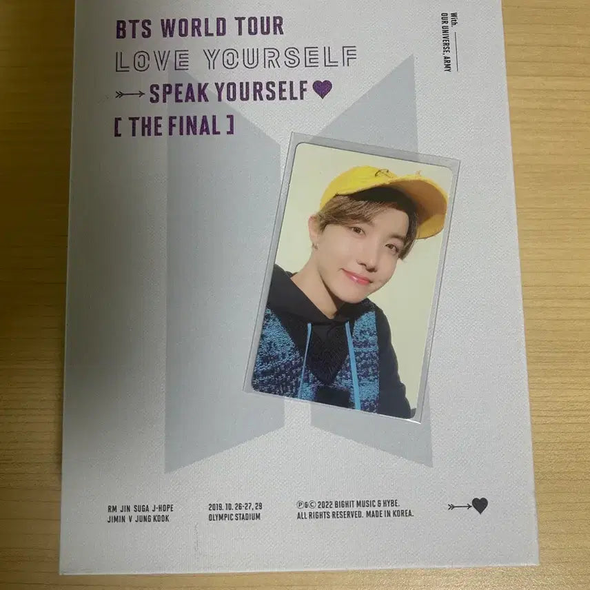 [BUNJANG] BTS Speak Yourself Final DVD Photocard Set / 방탄소년단 Speak Yourself 스픽콘 파이널 dvd 포카