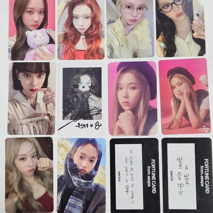 [BUNJANG] aespa Winter Photocard Bundle Set / 에스파 윈터 포카 일괄 양도 판매 처분 합니다