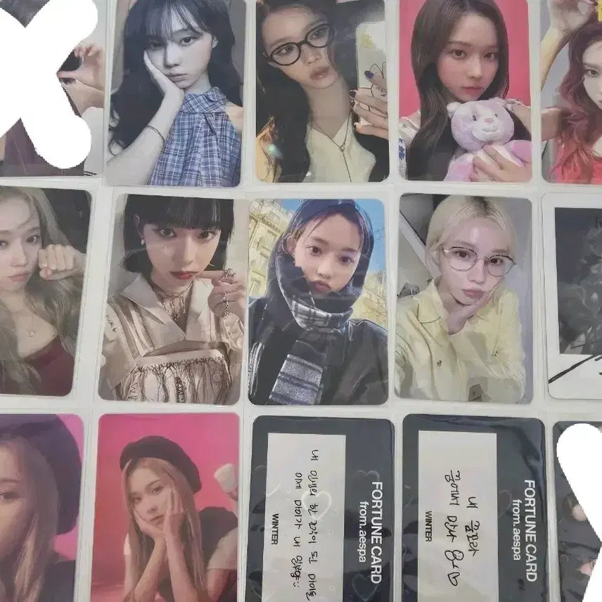 [SOLD OUT] 에스파 윈터 포카 일괄 양도 판매 처분 합니다