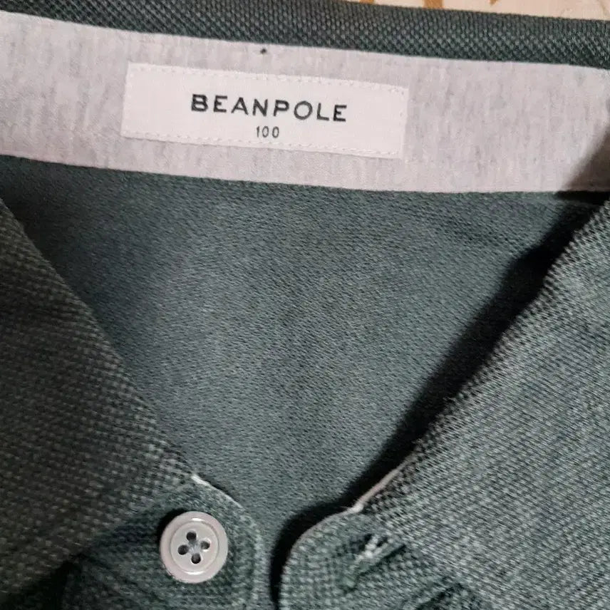 [BUNJANG] Beanpole Polo T-shirt Dark Green 100 / 빈폴 반팔 폴로티셔츠 다크 그린 100