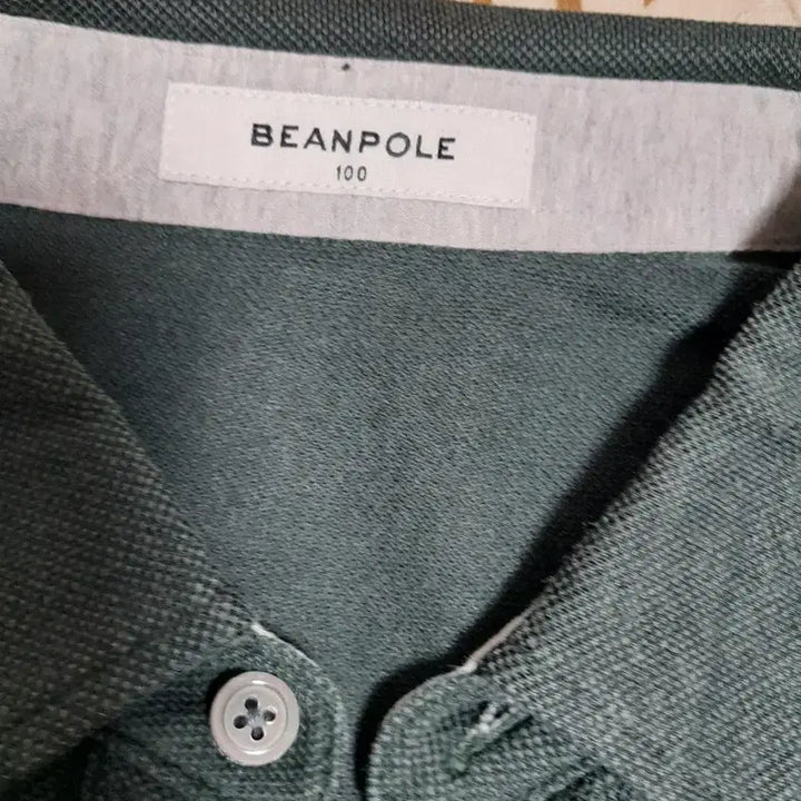 [BUNJANG] Beanpole Polo T-shirt Dark Green 100 / 빈폴 반팔 폴로티셔츠 다크 그린 100