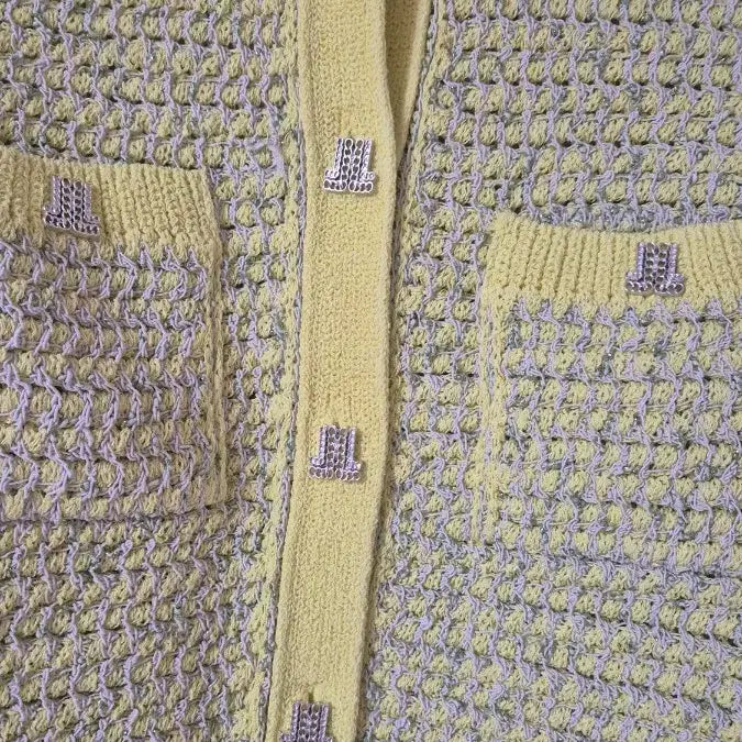 [BUNJANG] Lanvin Tweed Knit Top / 랑방 트위드 니트 프리사아즈 새상품