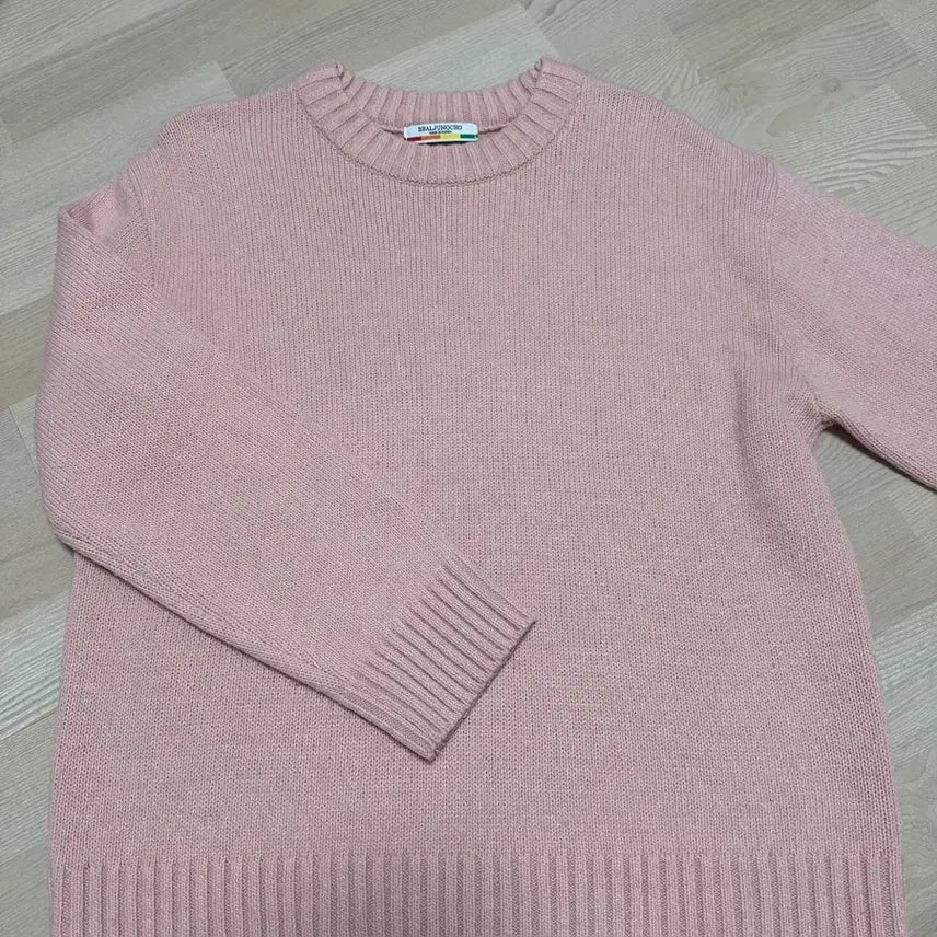 [BUNJANG] Pink Strawberry Knit Sweater / 딸기우유빛 니트