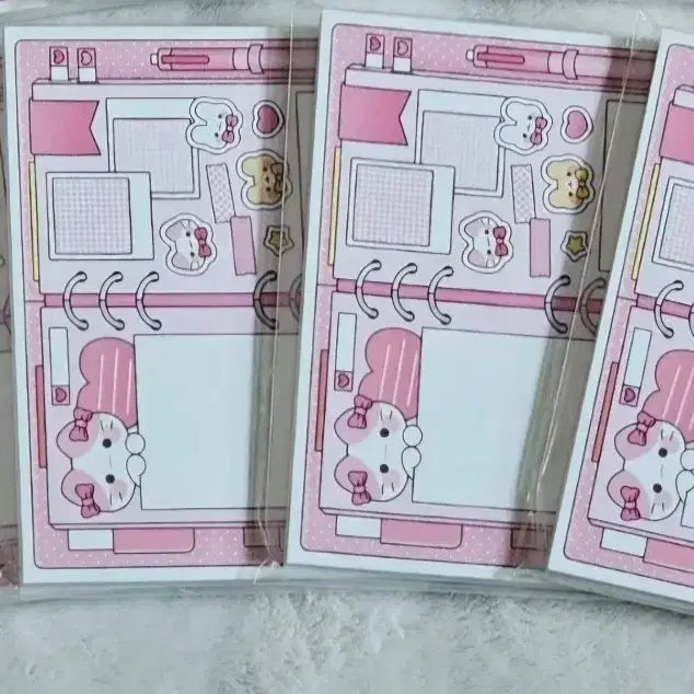 [BUNJANG] Memo Pad Set / 대떡메모지 4권